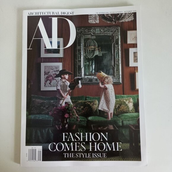 Architectural Digest magazine September 2025 Fashion Comes Home The Style Issue - Picture 1 of 1